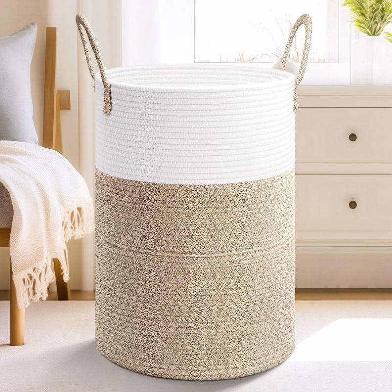 Mini-Rattankorb Aus Kunstgeflecht