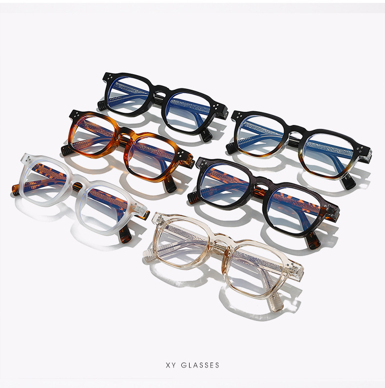 Leichte Blaulichtfilter-Computerbrille mit Rundrahmen 2