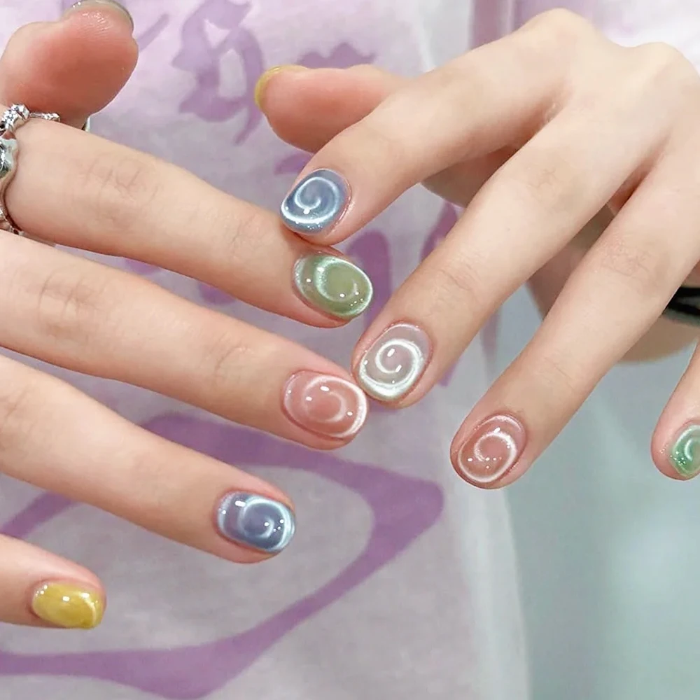 Cat-Eye Magnetstift mit Regenbogen-Vortex 3