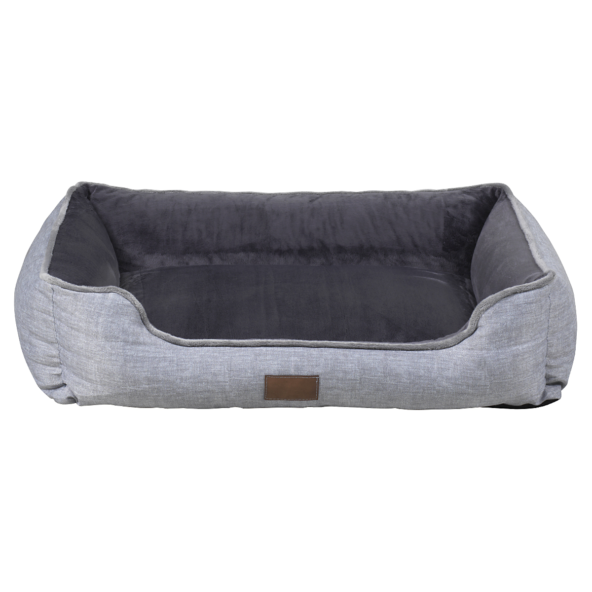 Orthopädisches Hundebett aus Wildleder