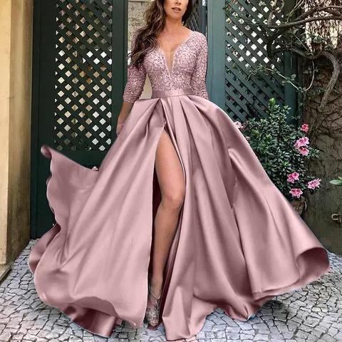 Langes Kleid