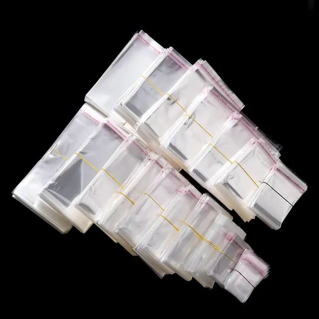 Transparente selbstklebende OPP-Schmucktaschen 3