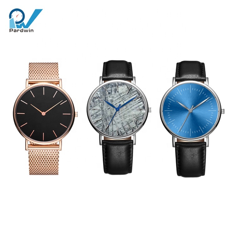 Minimalistische Quarz-Armbanduhr