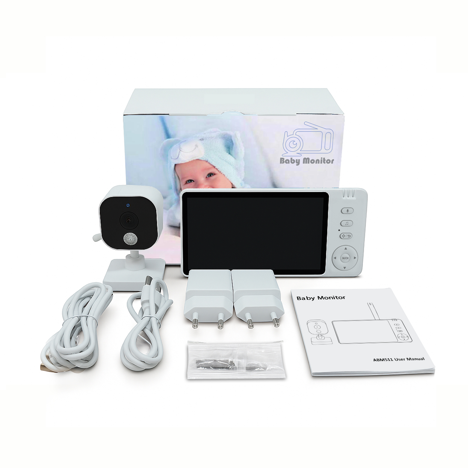5-Zoll Babyphone mit Nachtsicht und Kamera 2