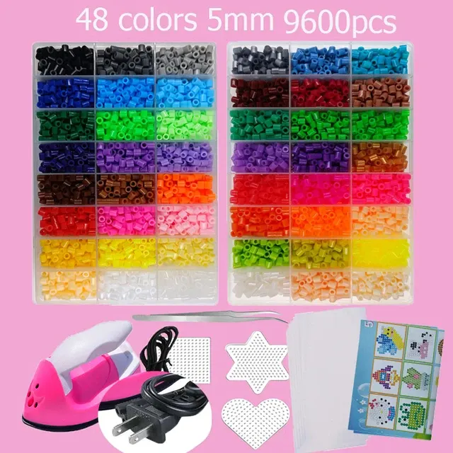 Bügelperlen-Set mit 24 Farben 2