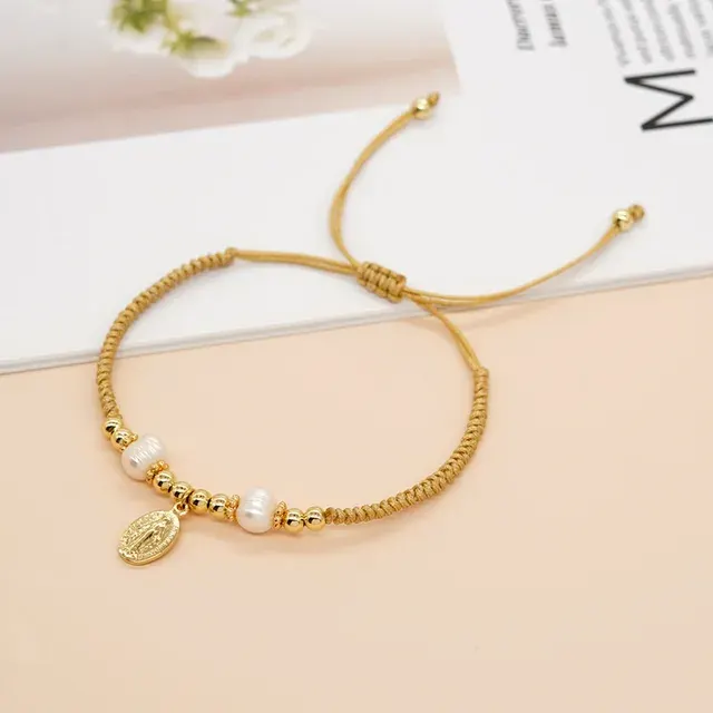 Süßwasserperlen-Armband 2
