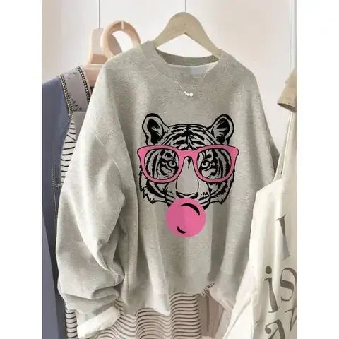 Damen-Oversize-Sweatshirt