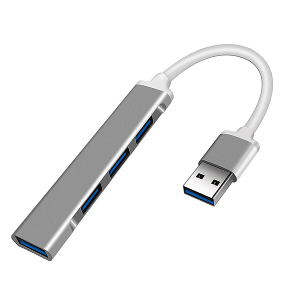 Ultraflacher Aluminium USB 3.0 Verteiler 4-Port