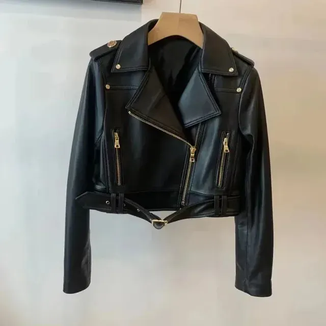 kurze Lederjacke 4