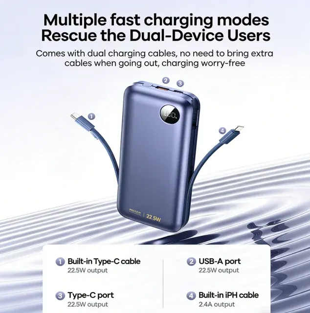 20.000-mAh-Powerbank mit Digitalanzeige 4