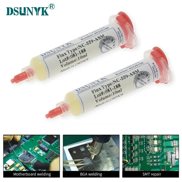 Flussmittel NC-559 10 cc für SMD-Löten 4