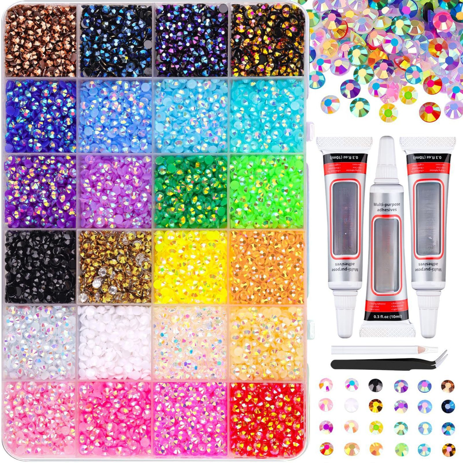 Strass-Nagelkit mit 42 Mustern 4