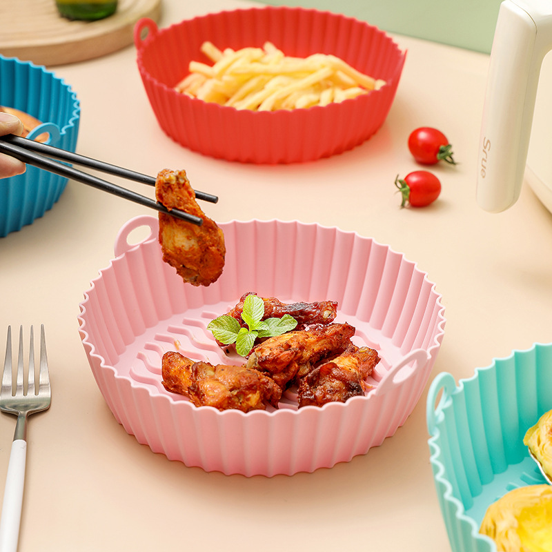 Wiederverwendbarer Silikon-Airfryer-Backkorb