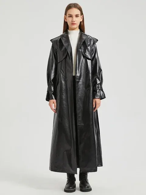 Lackleder-Trenchcoat 3