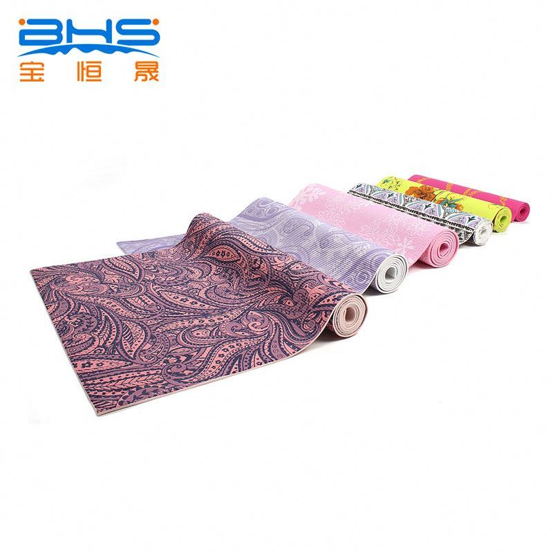 Rutschfeste PVC-Yogamatte mit Bodenbeschichtung