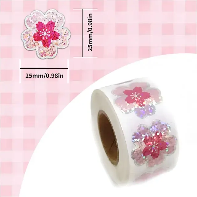 Blumen-Siegelaufkleber 2