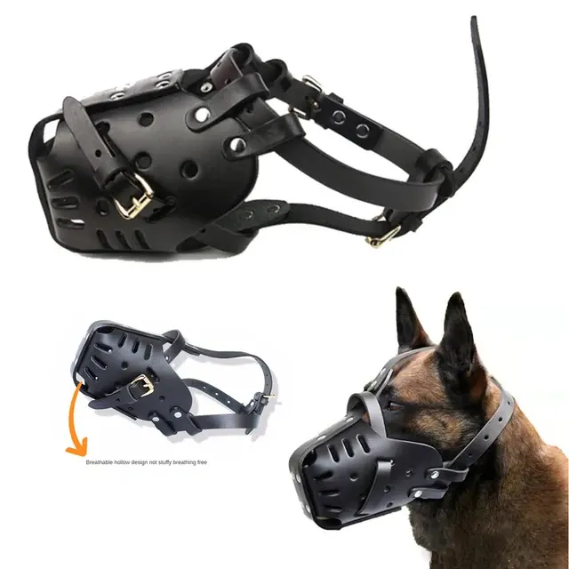 Leder-Hundemaulkorb 2