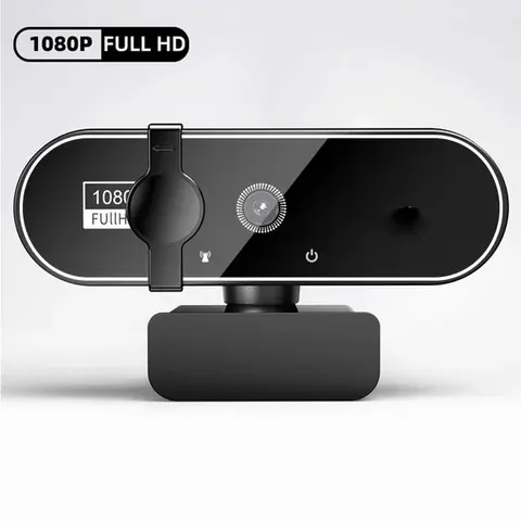 1080p Full-HD-Webcam mit Mikrofon und Autofokus