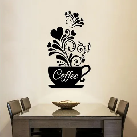 Wandsticker Kaffeetasse