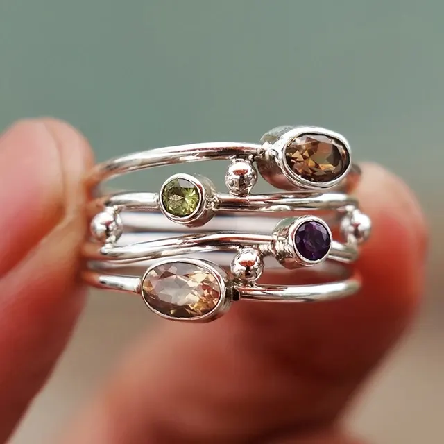 Bohemian Zirkonia-Fingerring für Damen 3