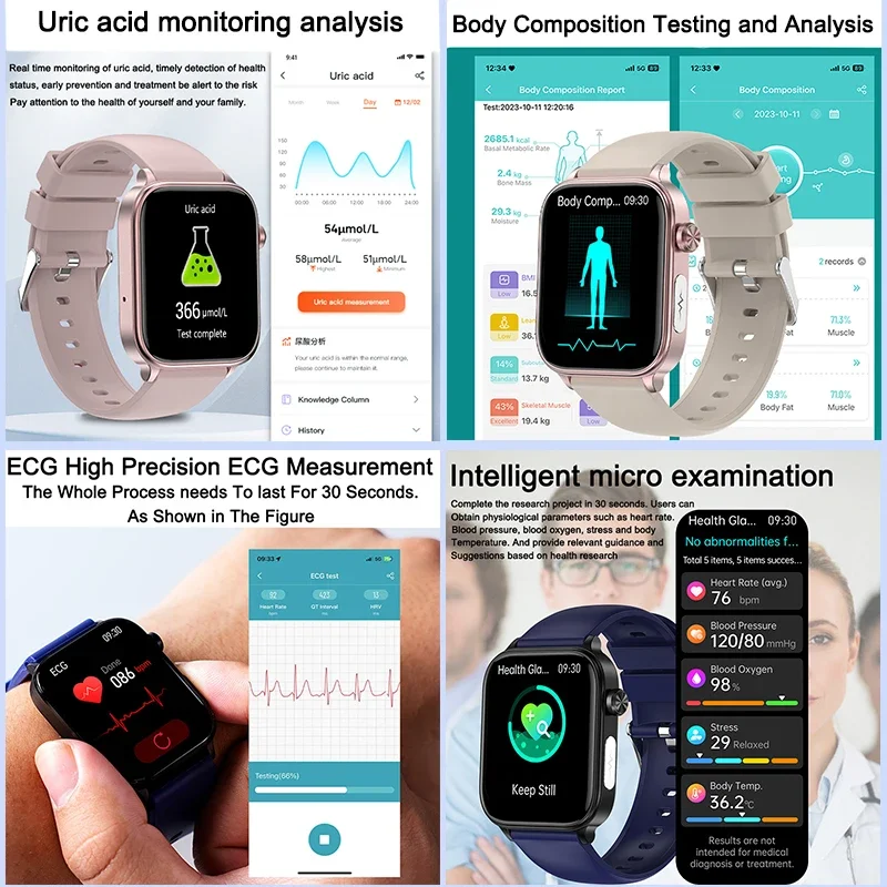 Smartwatch für Damen mit Gesundheits-Tracker 2