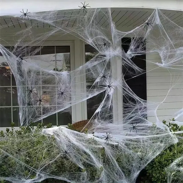 Halloween-Spinnennetz-Deko 2