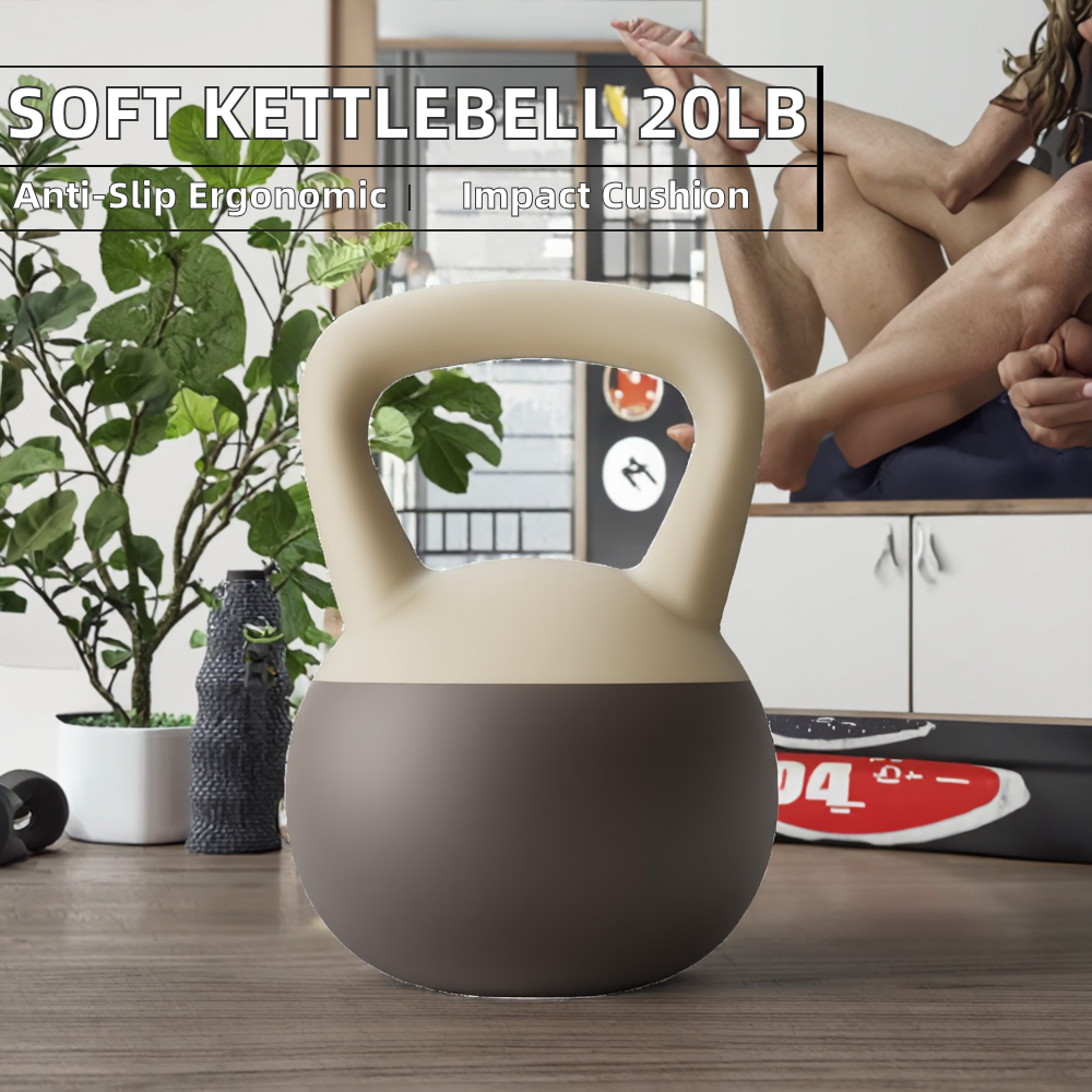 Weiche Kettlebell 20 lb mit Griffschutz 2