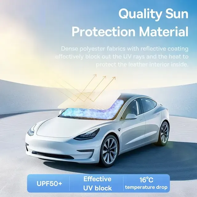 Breiter Auto-Windschutzscheiben-Sonnenschirm 3