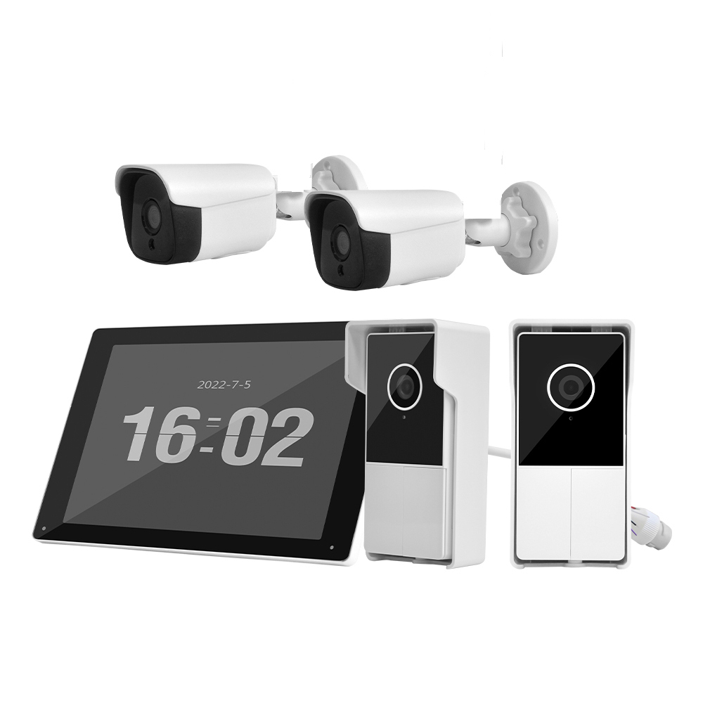 10,1-Zoll LCD Video-Türsprechanlage mit Echounterdrückung