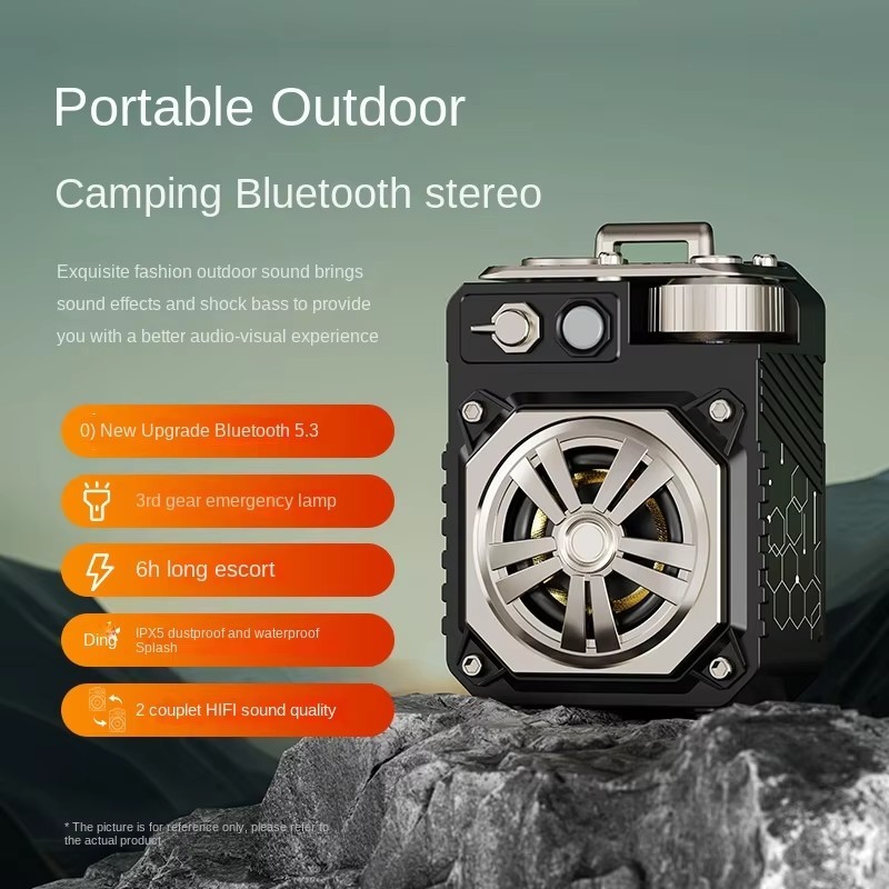 Wasserdichter Outdoor-Bluetooth-Lautsprecher IPX5 4