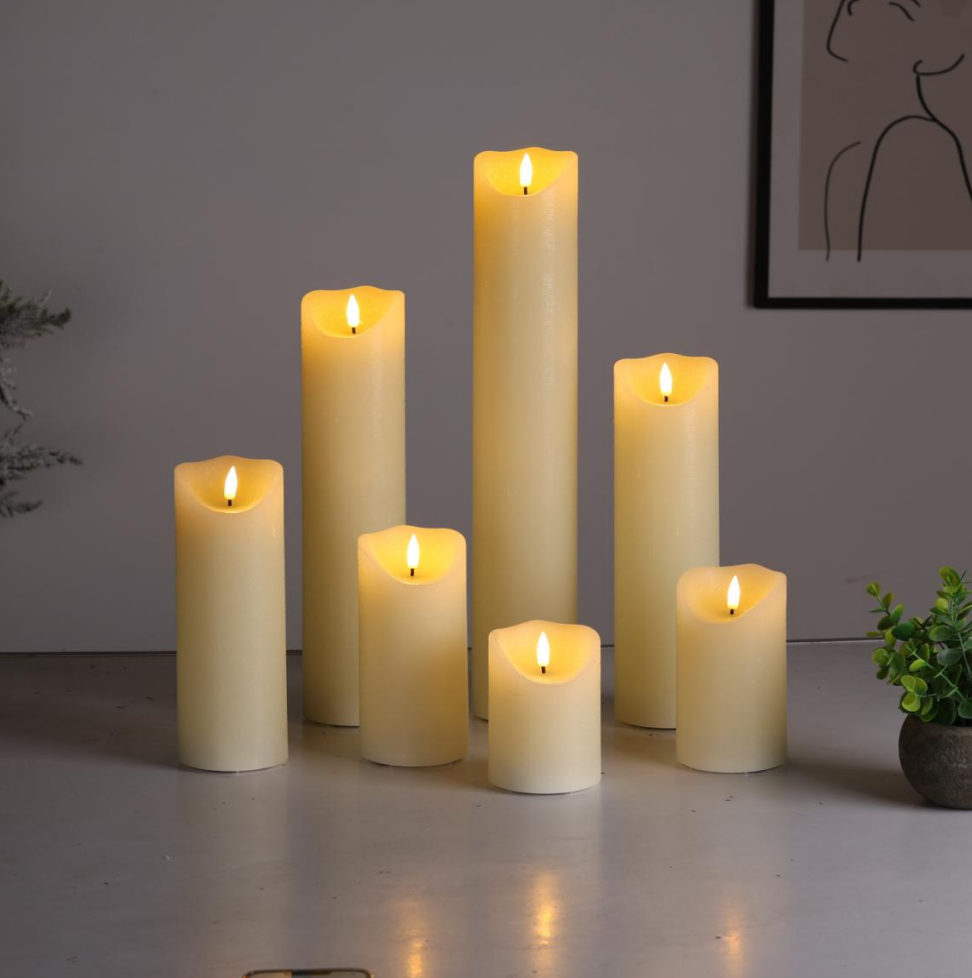 Flammenlose LED-Kerzen