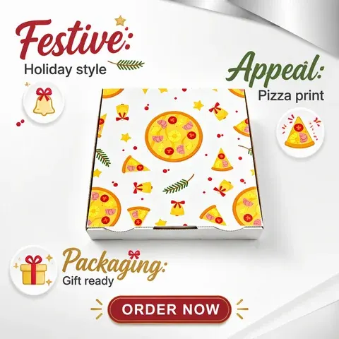 Kompostierbare Pizzakartons aus Kraftpapier