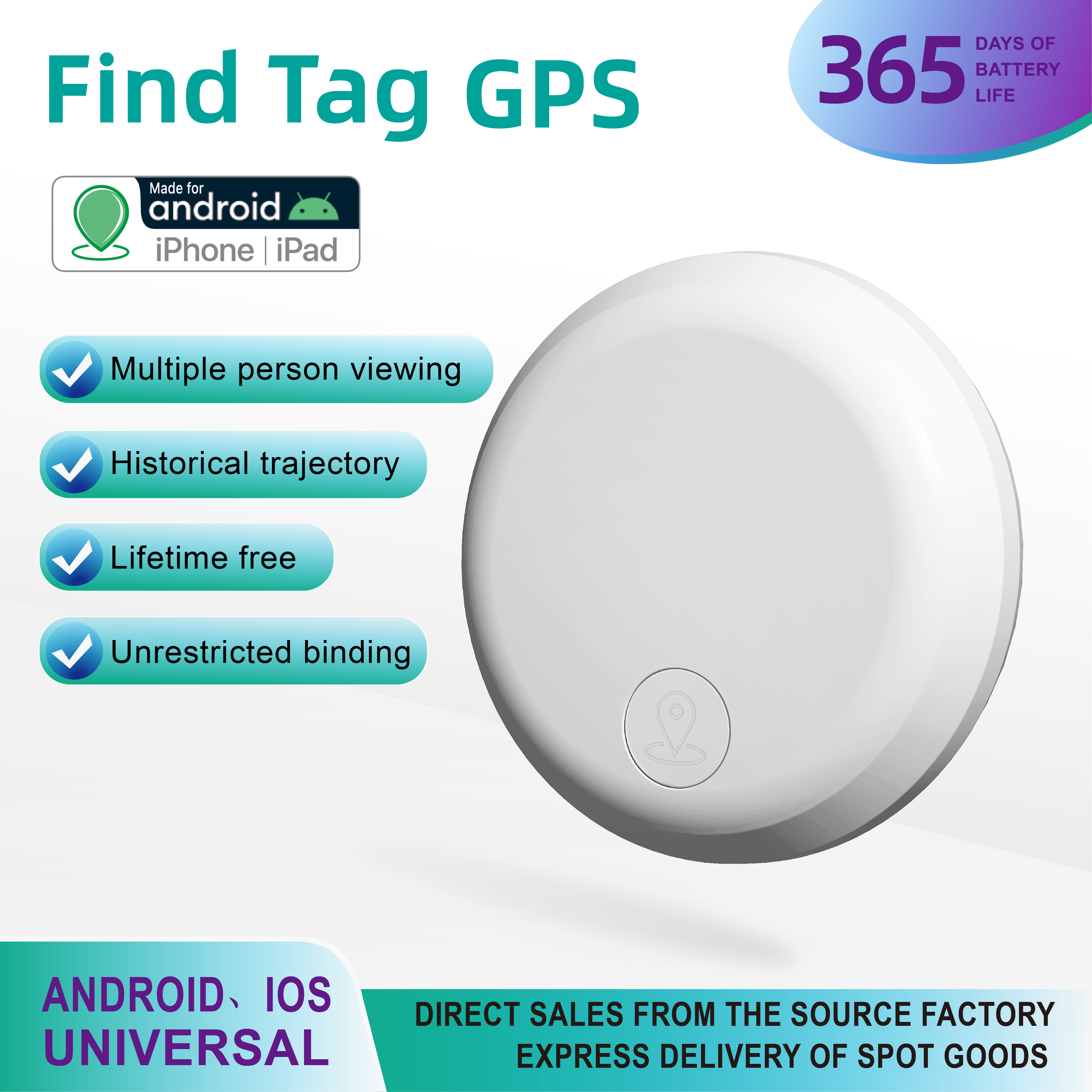 Mini GPS-Schlüsselfinder mit Wasserschutz 3