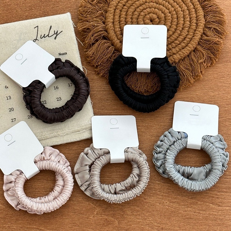Satin-Haargummis 2er Set 2