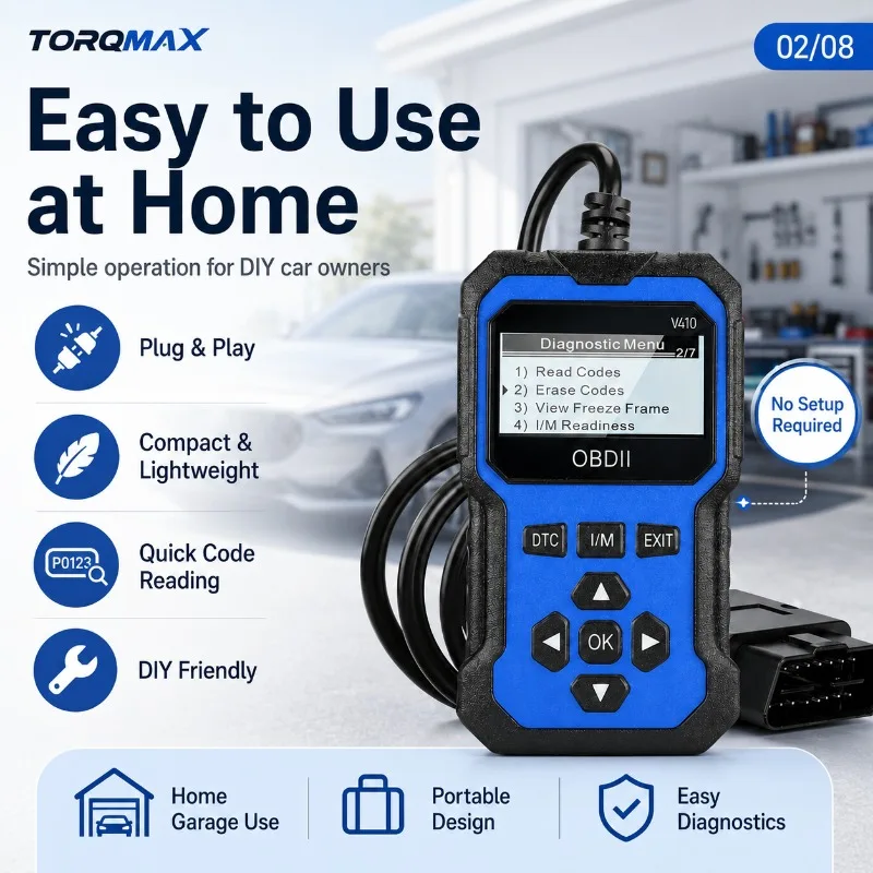 Professioneller OBD2-Motorfehler-Scanner 16-Pin in Blau 2
