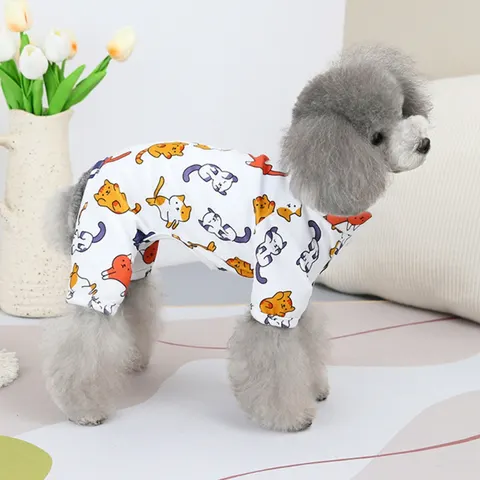 Kostüm-Shirt mit Cartoon-Hund-Motiv