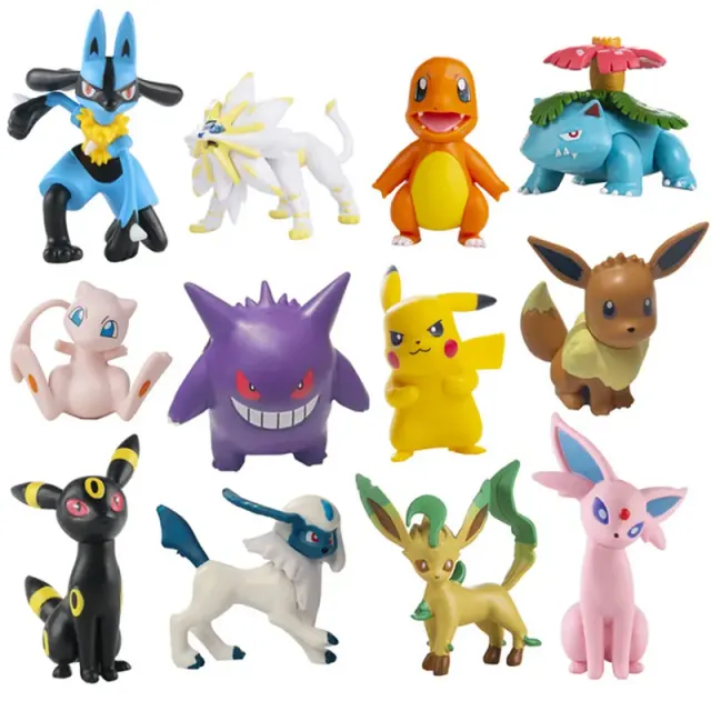Taschenmonster-Cartoon-Actionfiguren, 5er-Set 1