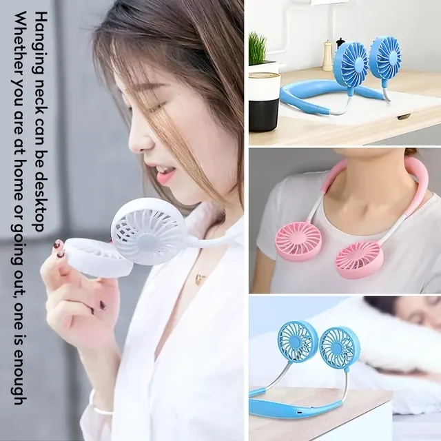 Tragbarer Halslüfter mit Dualfan 3