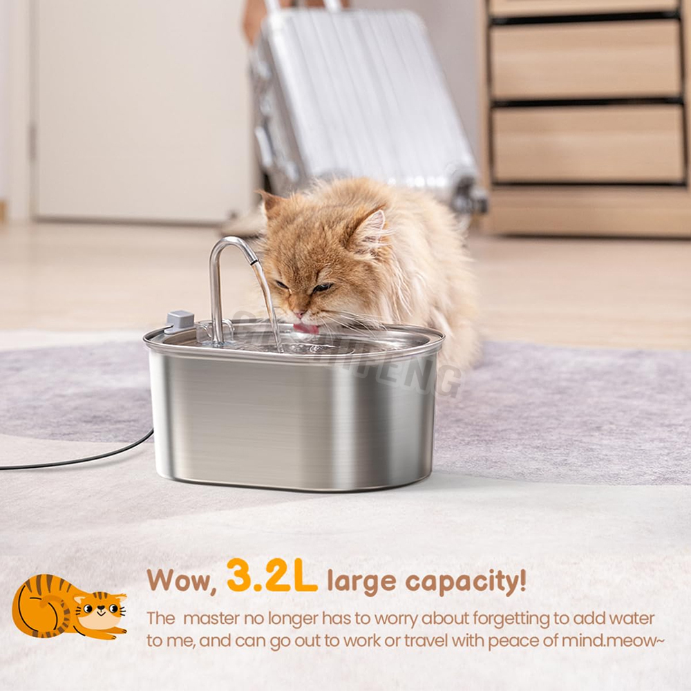 Automatischer Katzenbrunnen mit 3,2 L Filter 2