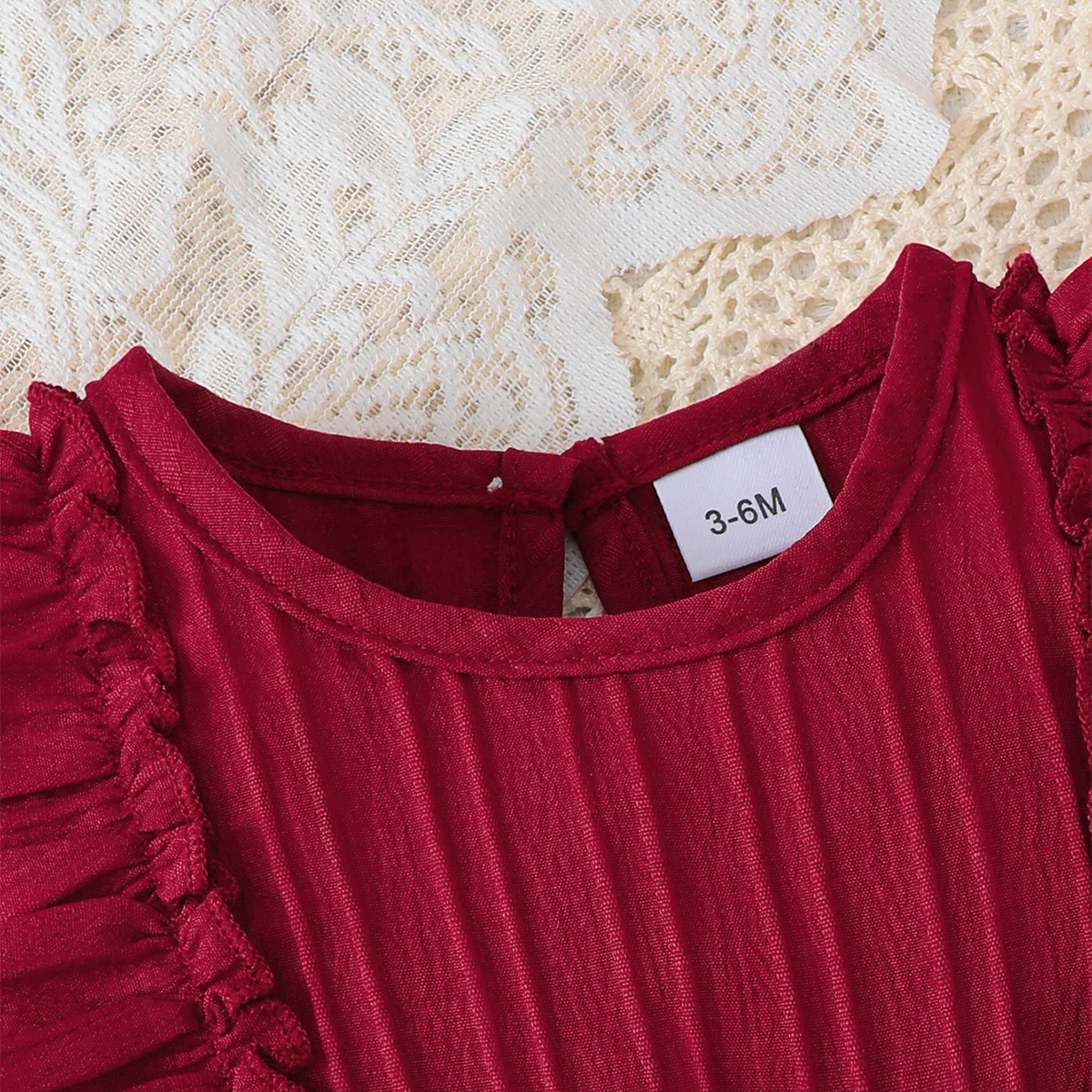 Ärmelloses Babykleid mit Stirnband 3