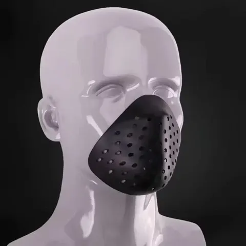 Halbmaske aus Silikon