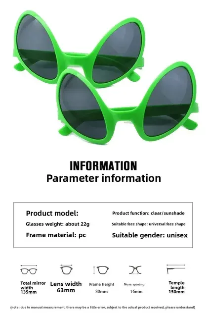 Alien-Partybrille 3