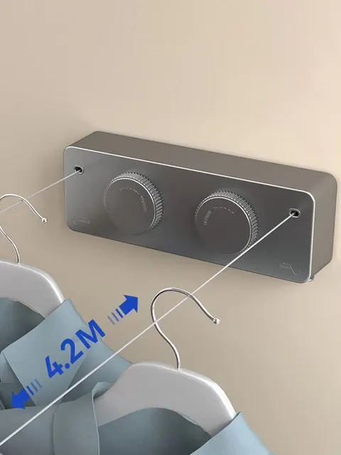 Ausziehbare Wäscheleine 3