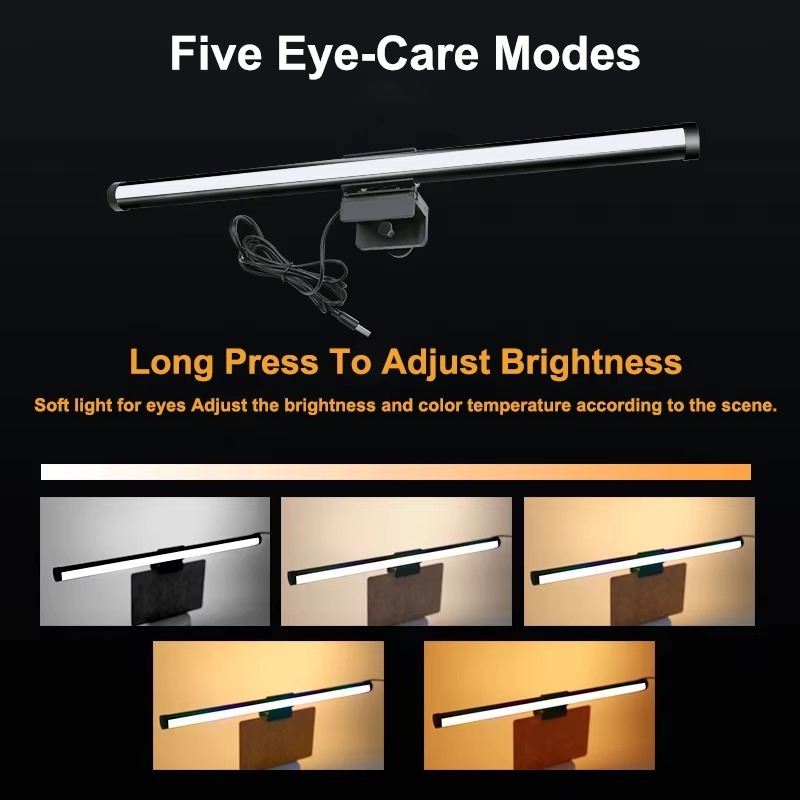 USB-LED-Monitorlampe mit stufenlos dimmbarem Licht 2