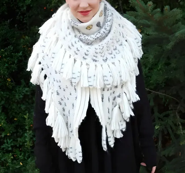 Strickschal 1