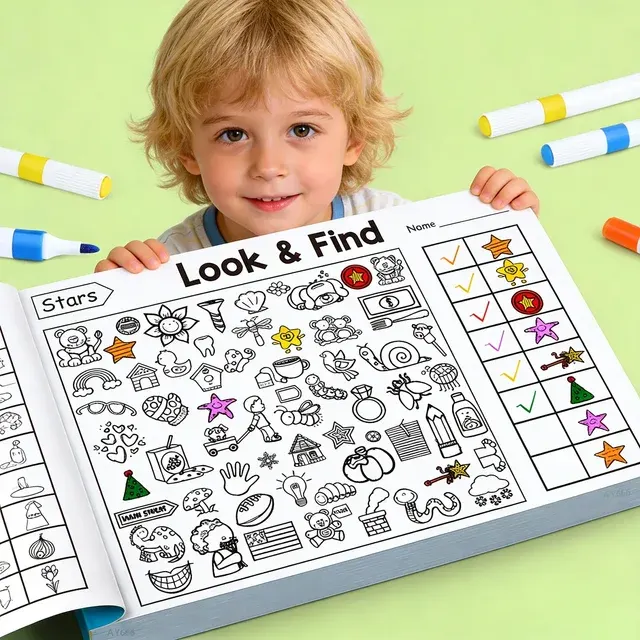 32-seitiges Mal- und Zeichenbuch für Kinder 1