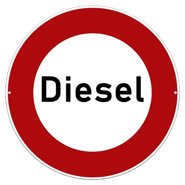 Metall-Verkehrsschild-Set 4