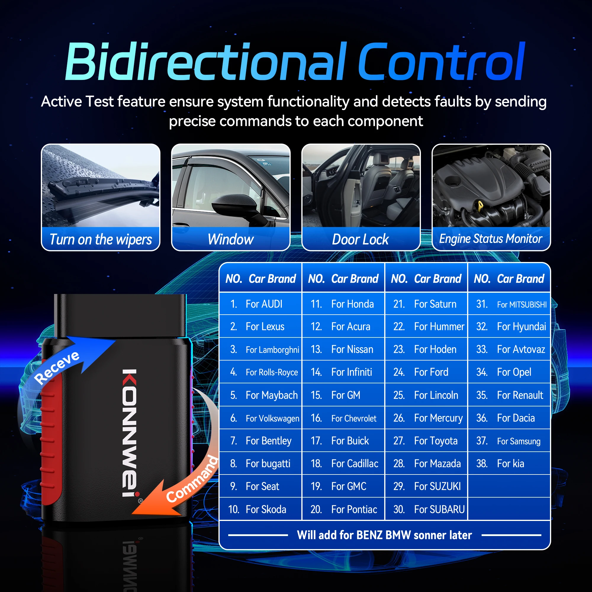 OBD2-Bluetooth-Diagnosegerät für Autos 3