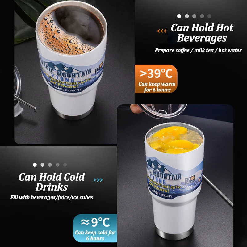 Thermobecher mit Strohhalm 4