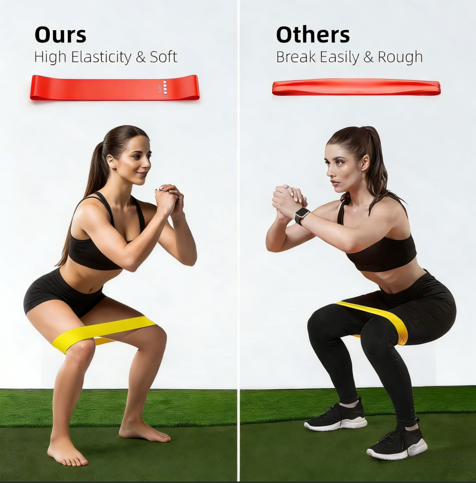 Schwere Latex-Loop-Widerstandsbänder für Pilates 4